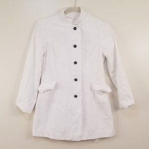 Vintage The Outsider White Linen Jacket Small